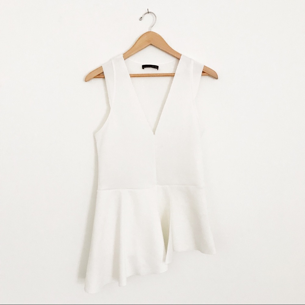ZARA Asymetrical Stretch Top